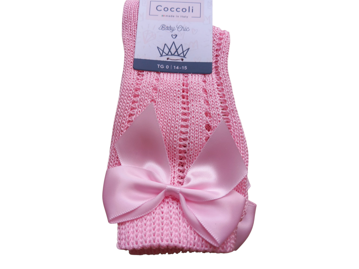 Calza da cerimonia traforata 100%cotone filo di Scozia.