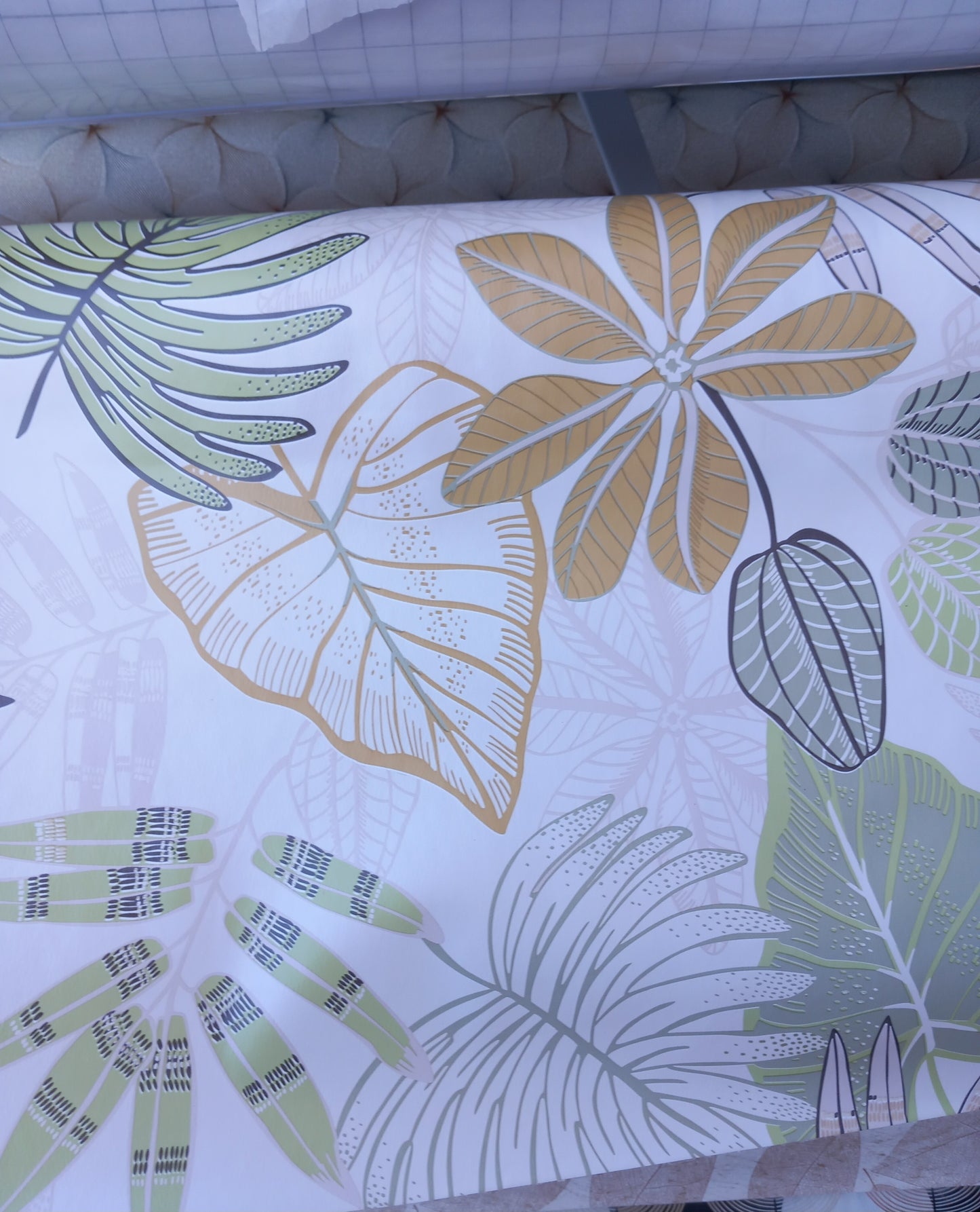 Tovaglia in PVC con retro felpato.
