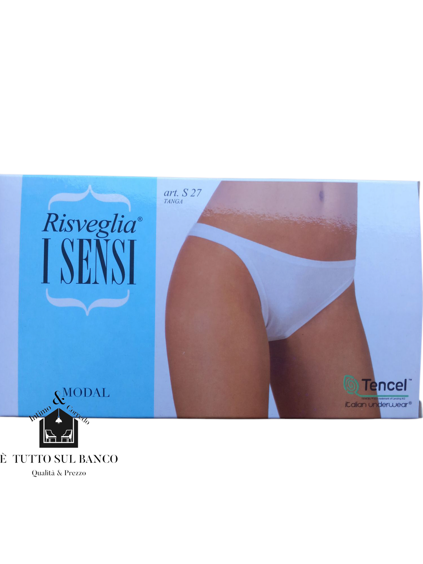 3 Slip tanga  in cotone elasticizzato