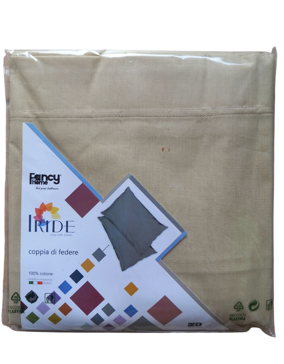 Coppia di federe 100% cotone Francy Home cm 52×82