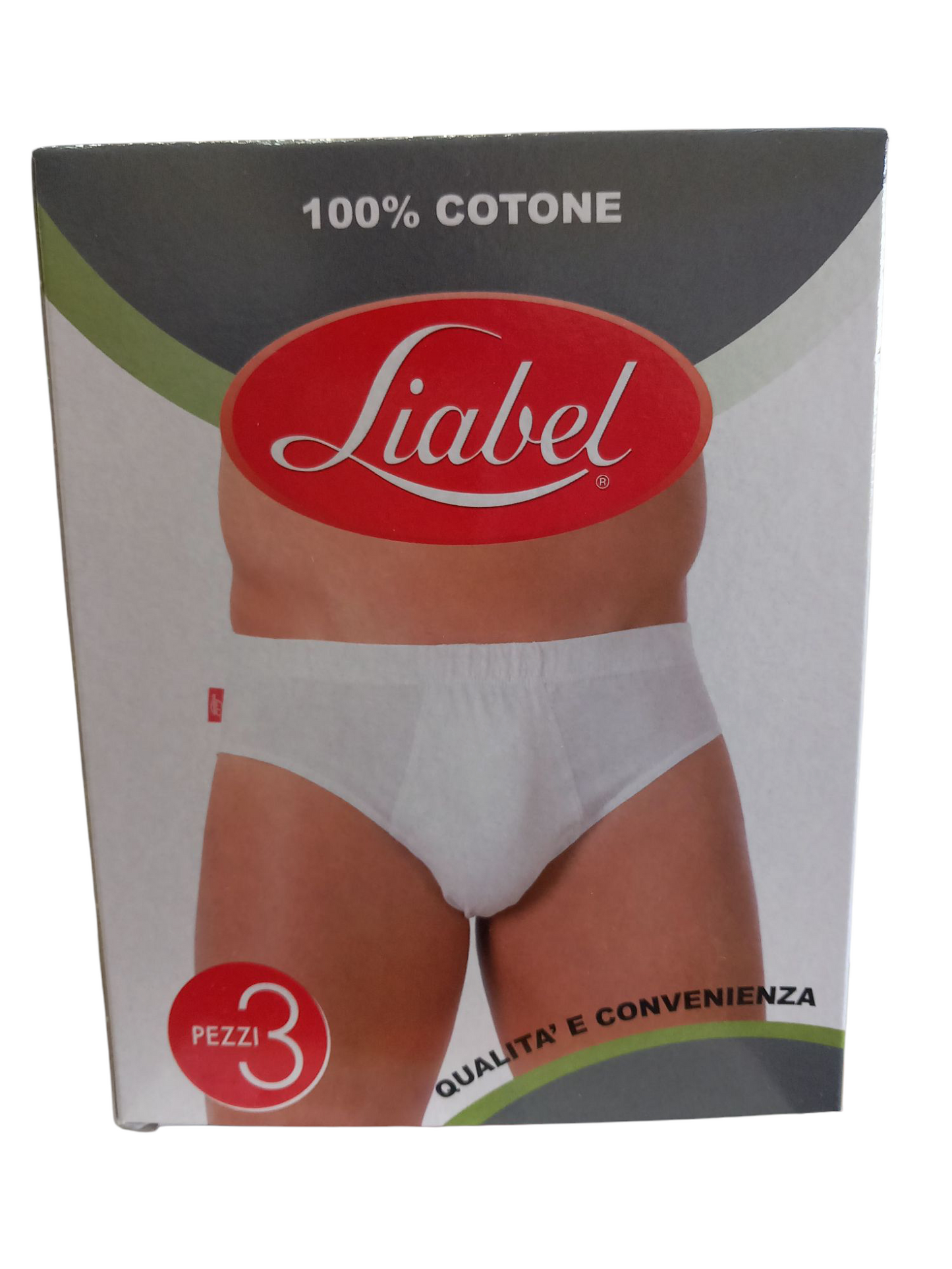 3 Slip da uomo Liabel 100% cotone.