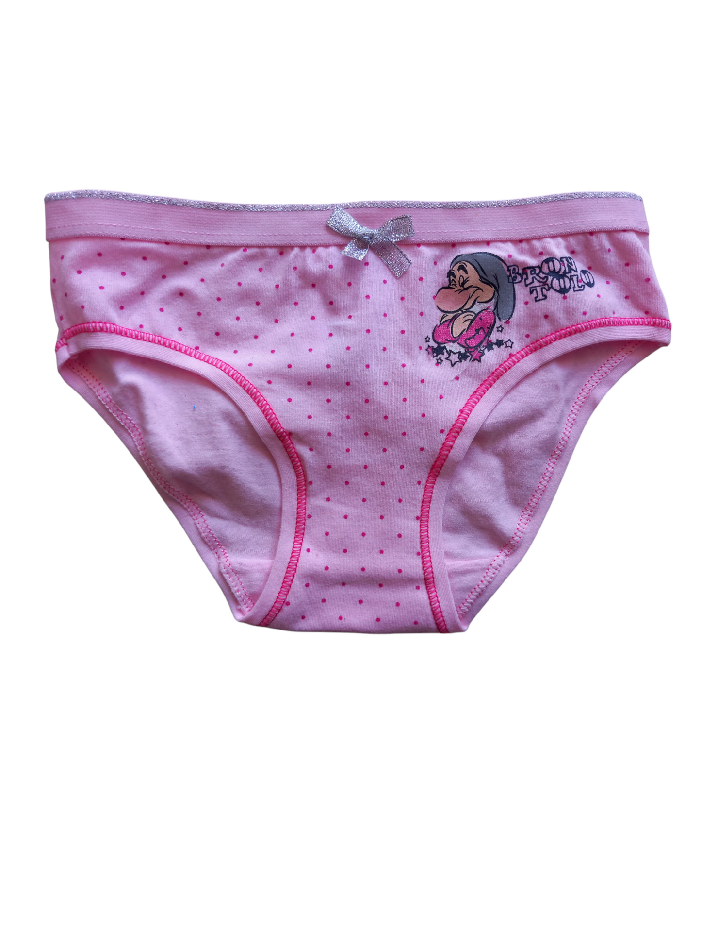 Stock 22 pezzi slip disney 6/7 anni 100% cotone.