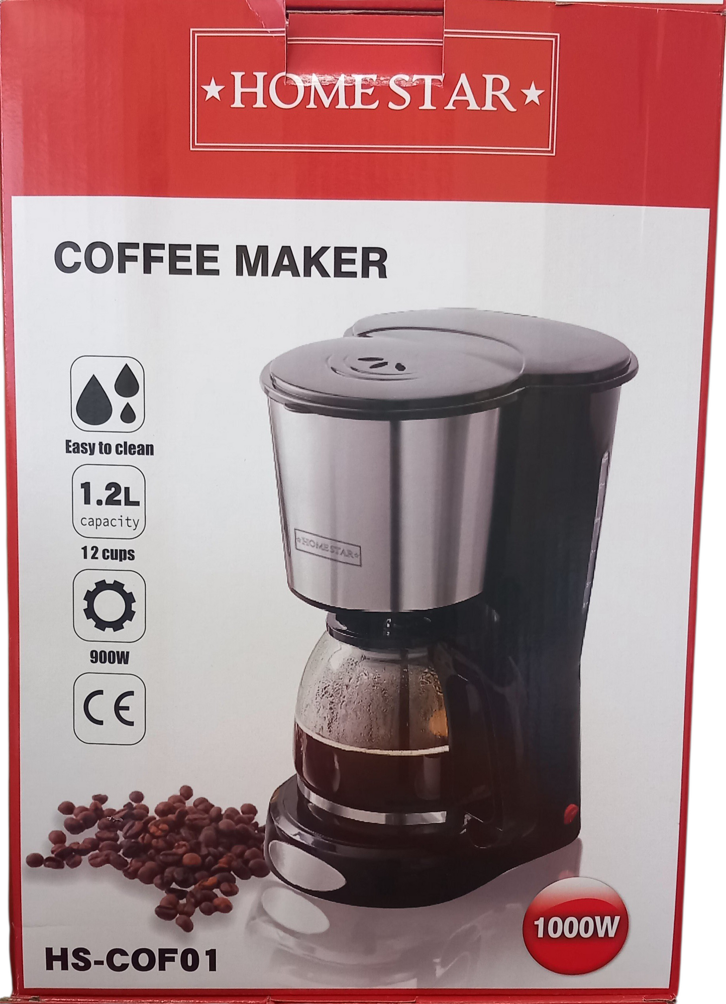 Macchina del caffè americano 1,2L 900w