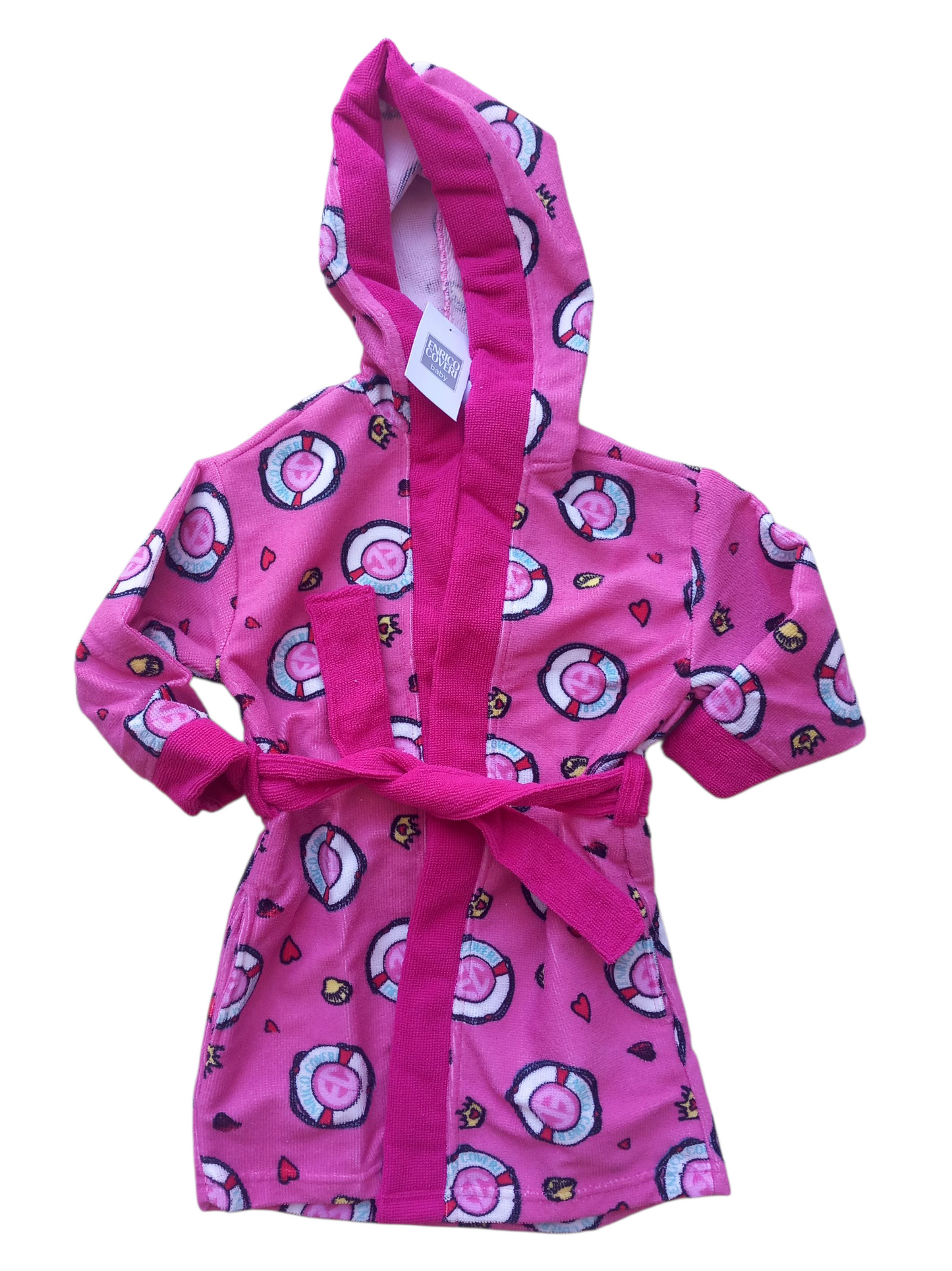 Stock:Accappatoio bimbi in microspugna