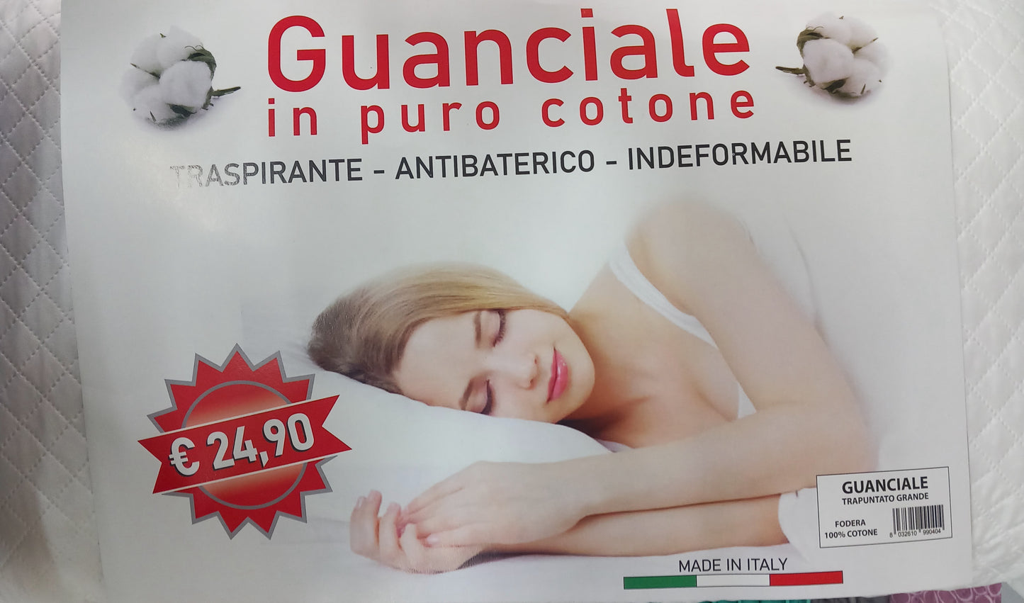 Guanciale in fiocco di memory