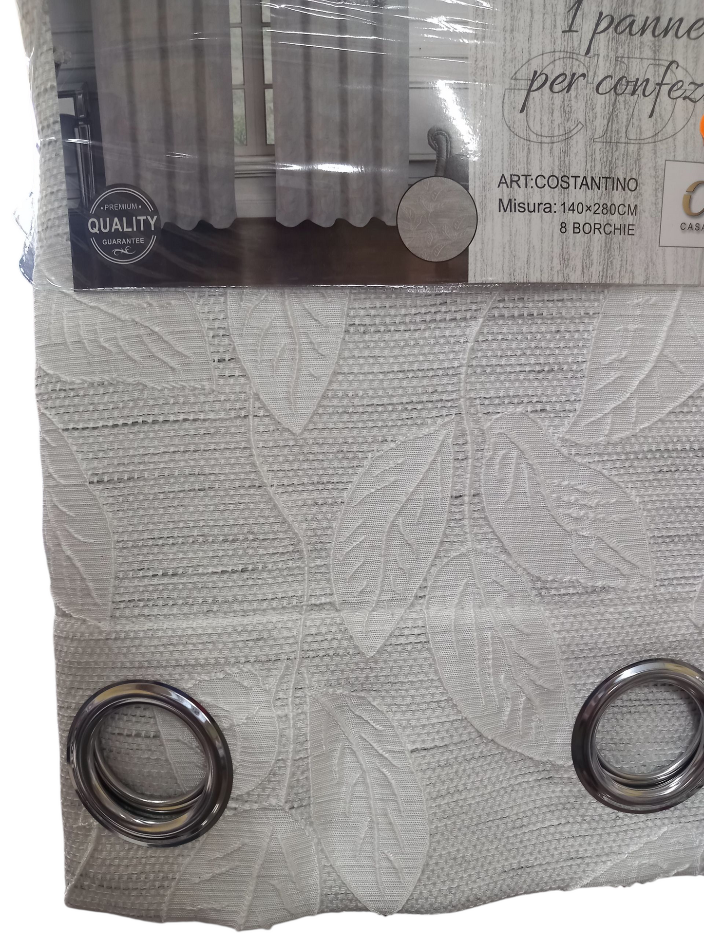 Coppia di tendone con 8 borchie 140×280
