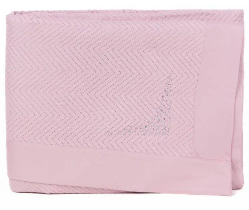 Trapuntino matrimoniale termosaldato con volant Renato Balestra cm 250×250