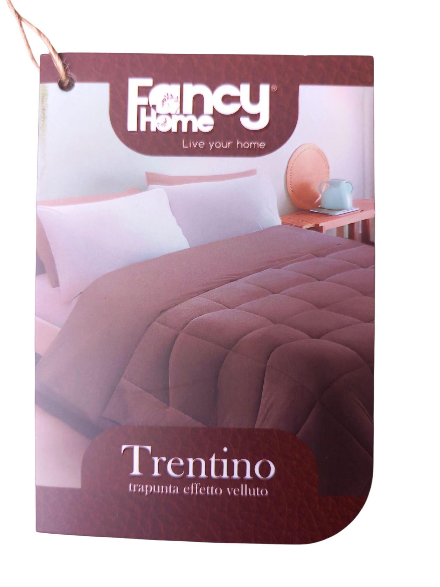 Trapunta matrimoniale effetto velluto double face Francy Home.