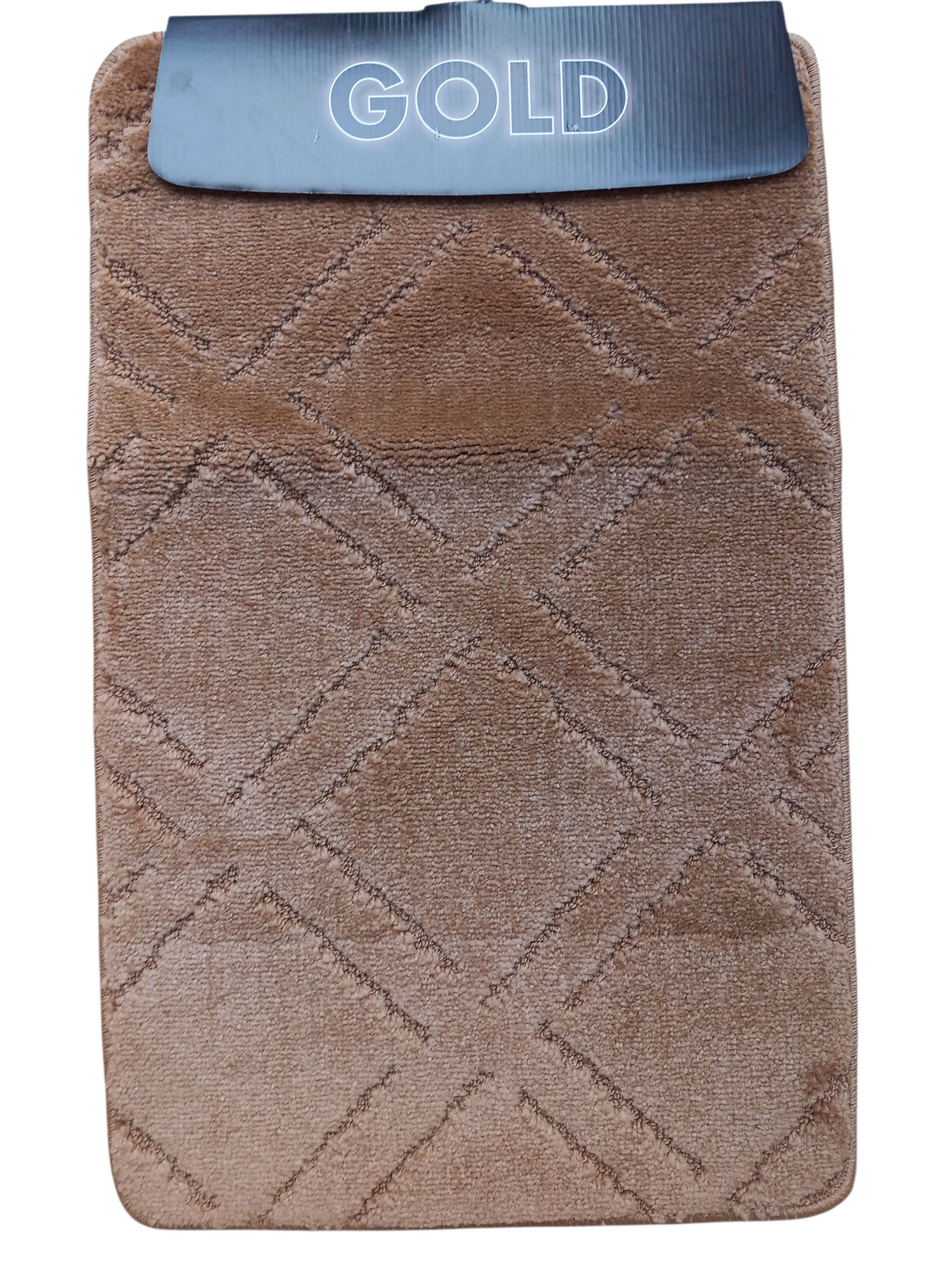 Tappeto bagno cm 60×100 linea gold con base in gomma antiscivolo.