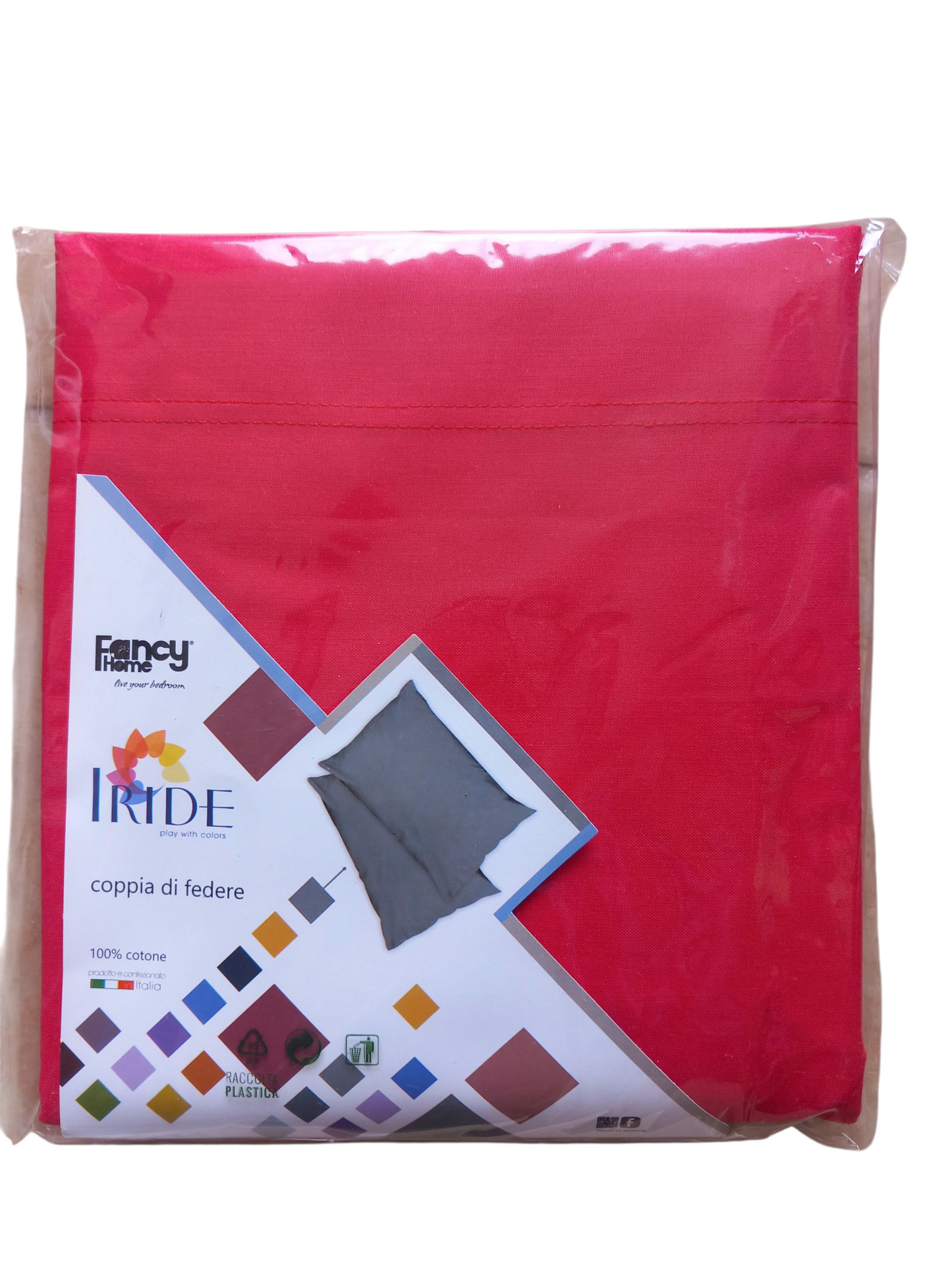 Coppia di federe 100% cotone Francy Home cm 52×82