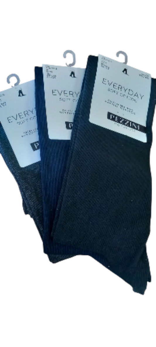 3 paia calze lunghe in caldo cotone da uomo.