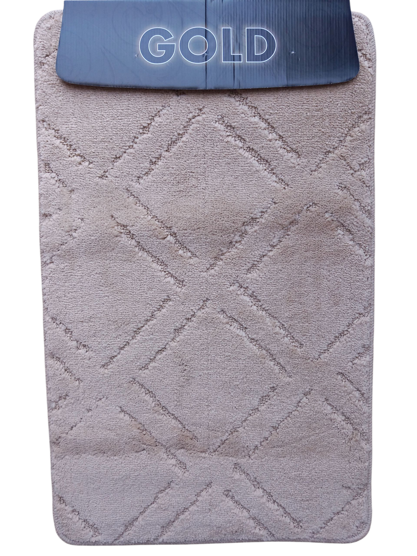 Tappeto bagno cm 60×100 linea gold con base in gomma antiscivolo.