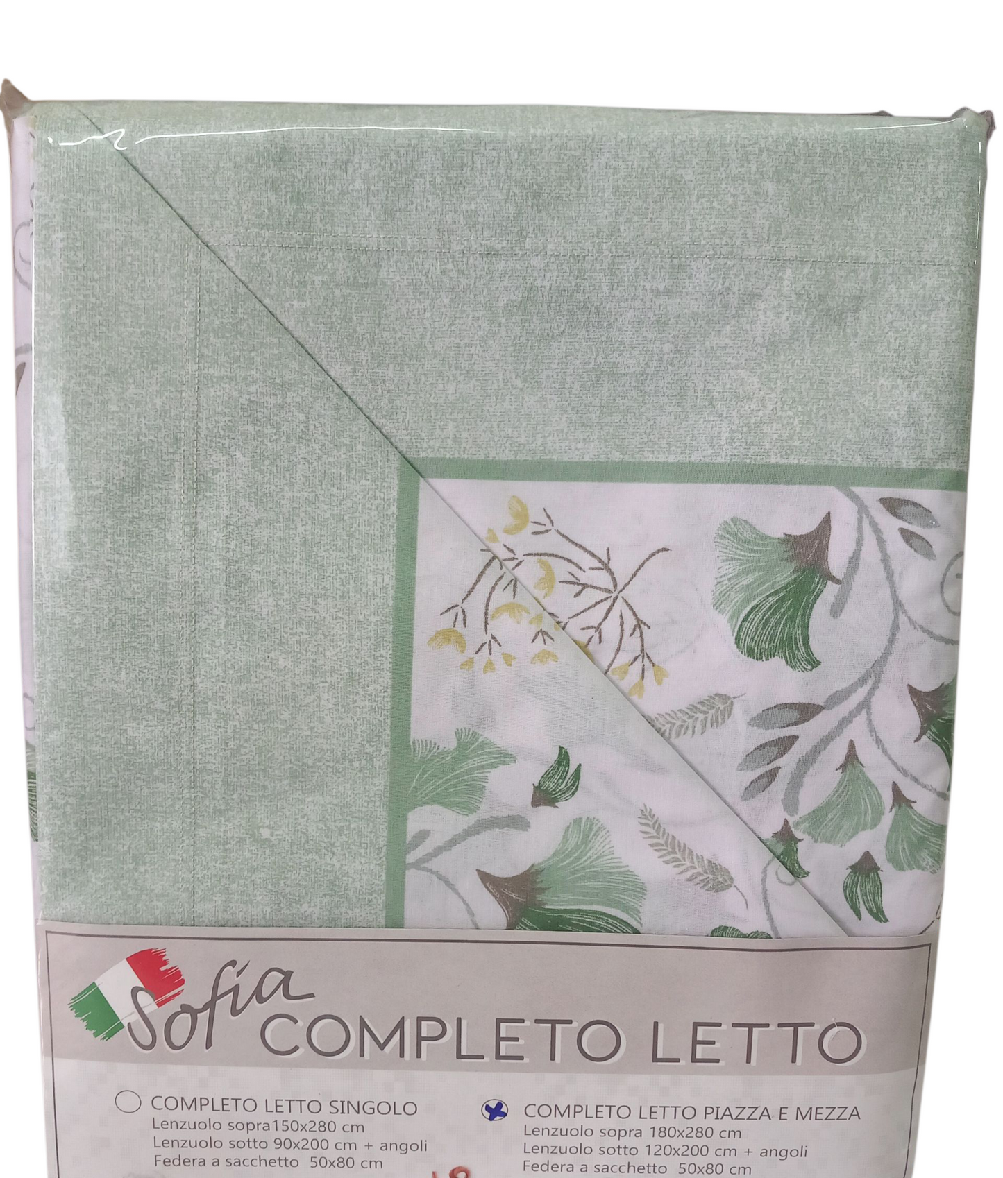 Completo letto una piazza e mezza in cotone