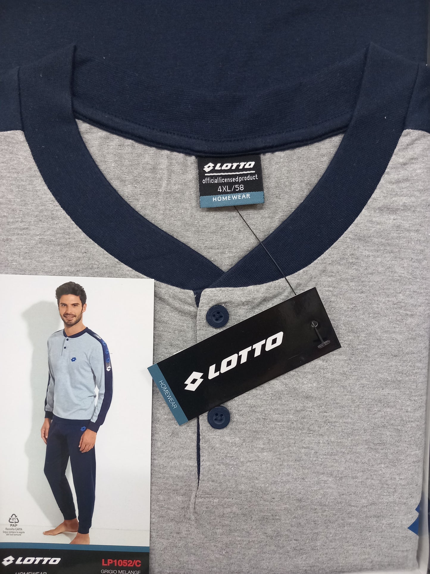 Pigiama 100% cotone calibrato Lotto