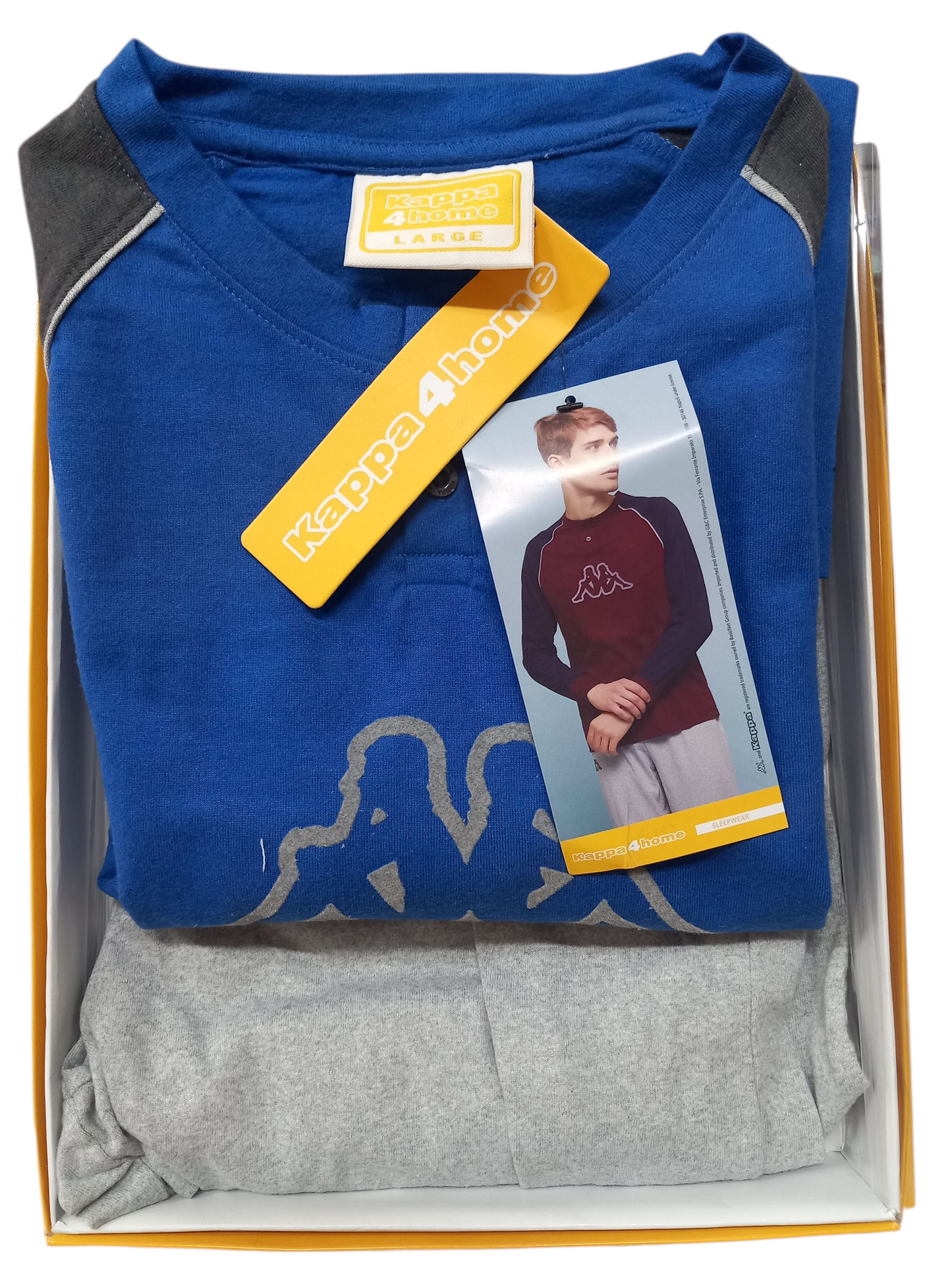 Pigiama uomo kappa garzato(caldo cotone)
