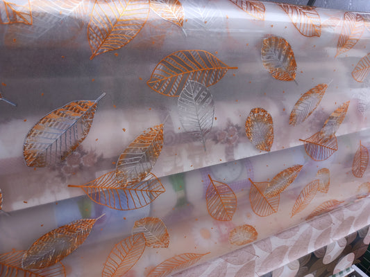 Tovaglia in PVC trasparente con disegno in 3D