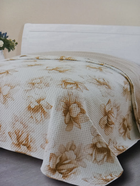 Trapuntino matrimoniale primaverile double face cm 250×250