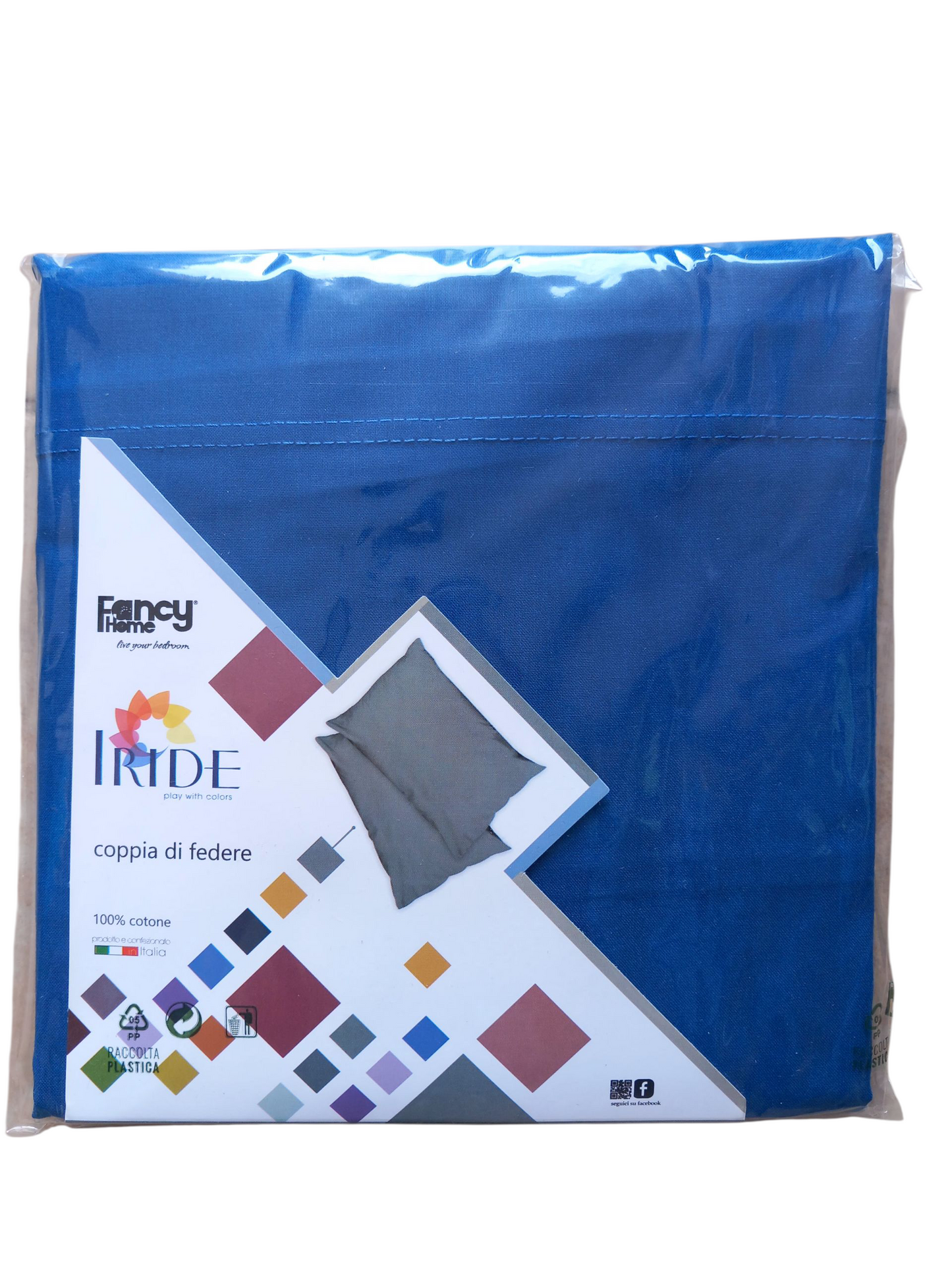 Coppia di federe 100% cotone Francy Home cm 52×82