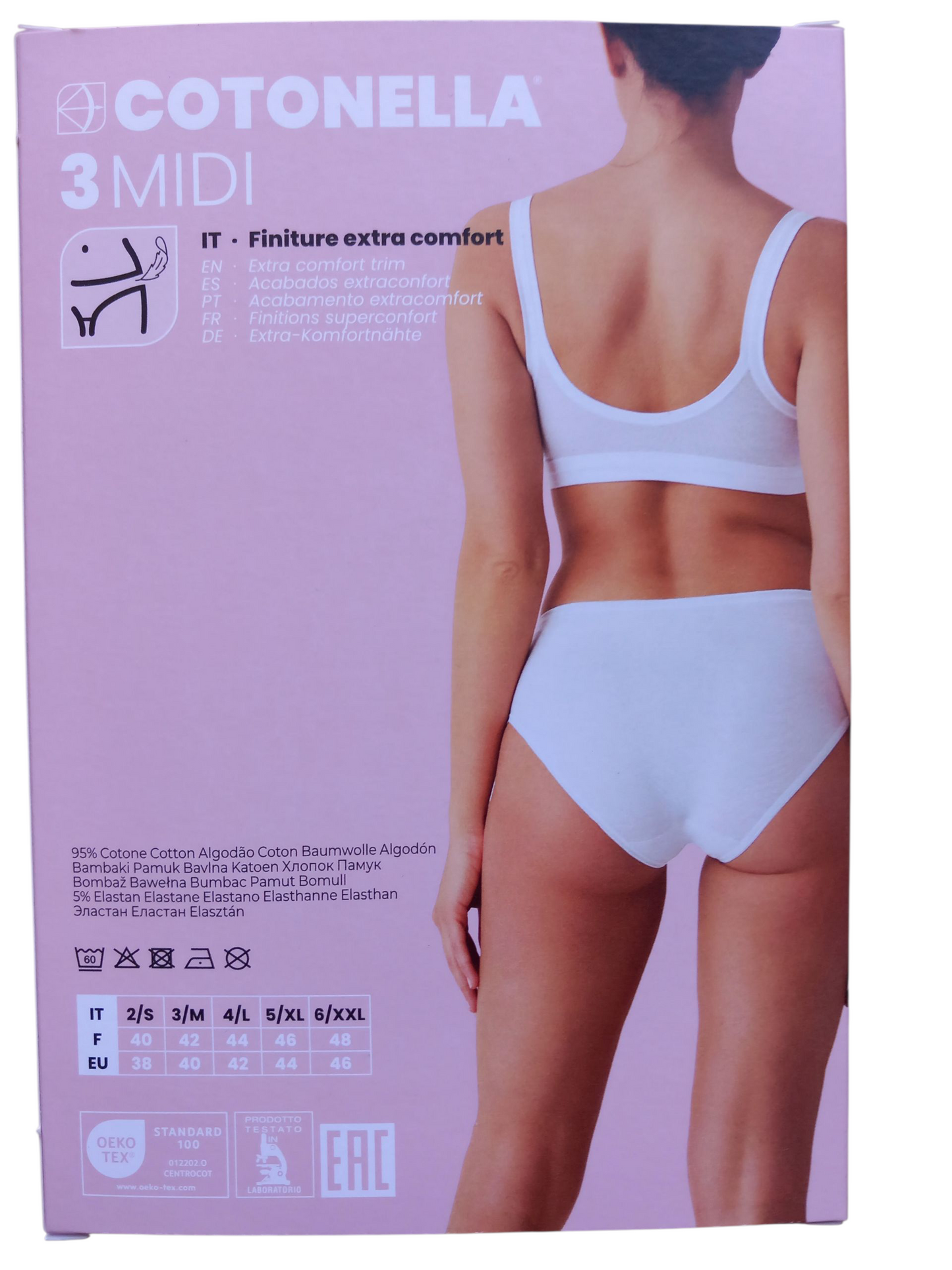 3 slip midi cotonella art.3940