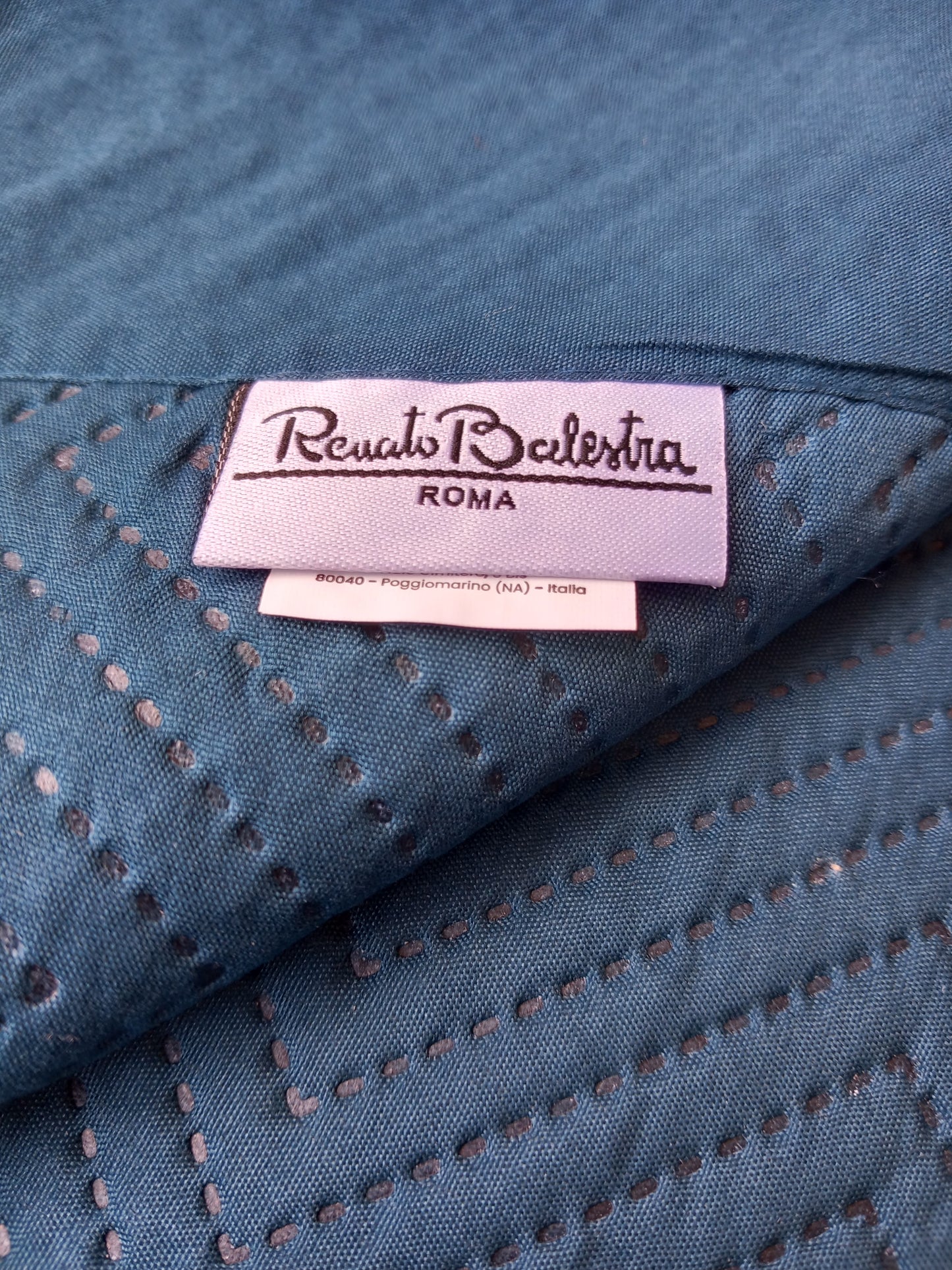 Trapuntino matrimoniale termosaldato con volant Renato Balestra. Cm 250×250