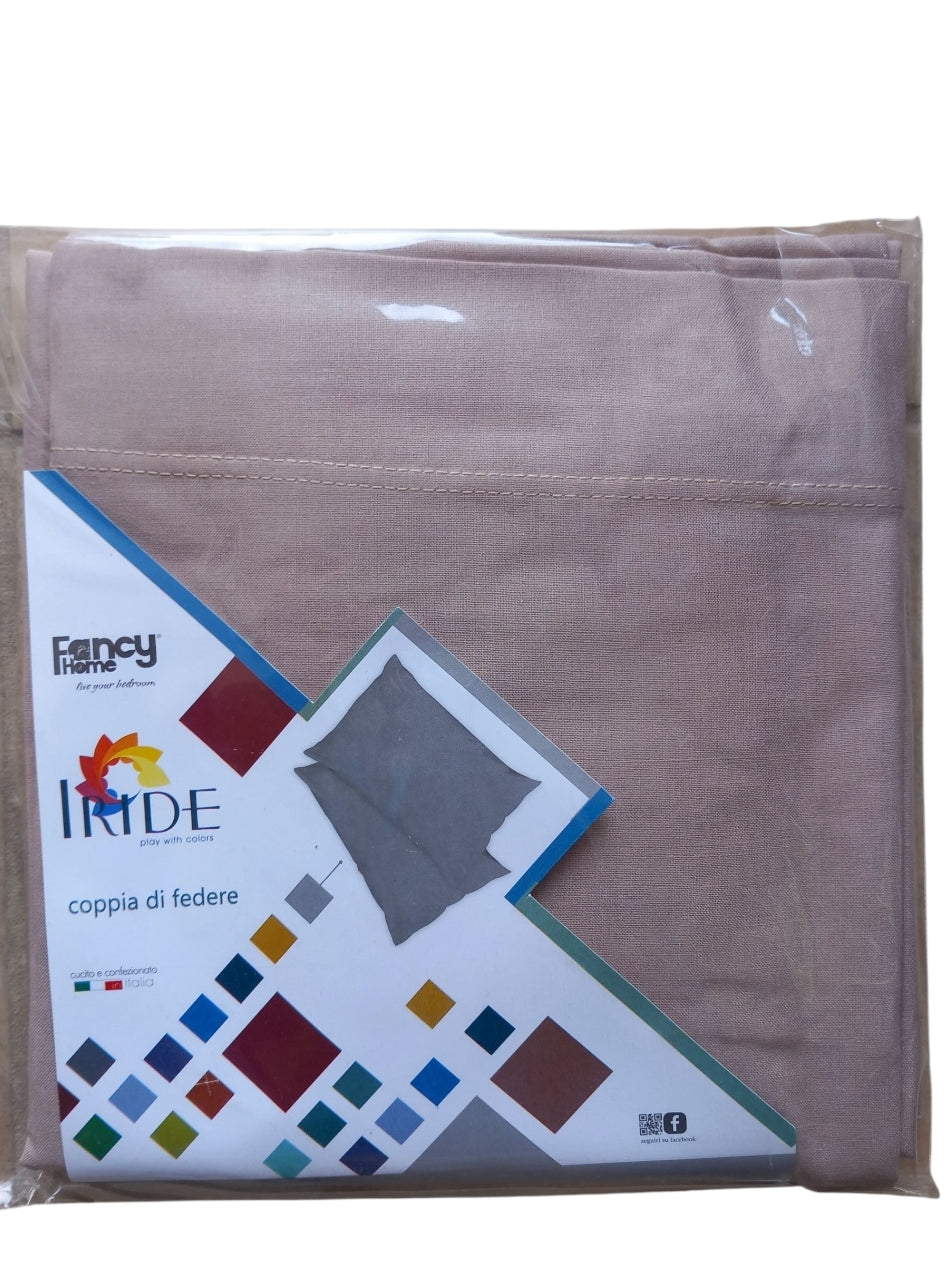 Coppia di federe 100% cotone Francy Home cm 52×82