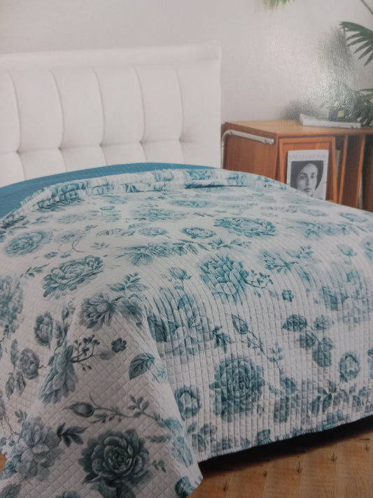Copriletto trapuntato matrimoniale double face cm 250×250