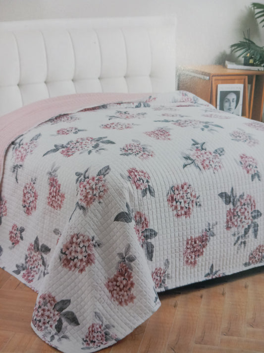 Copriletto trapuntato matrimoniale double face cm 250×250