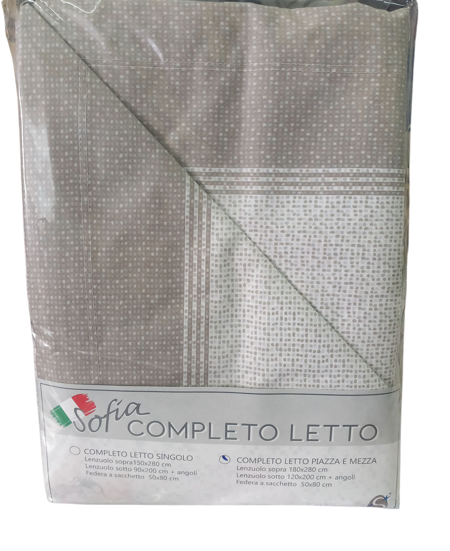 Completo letto una piazza e mezza in cotone