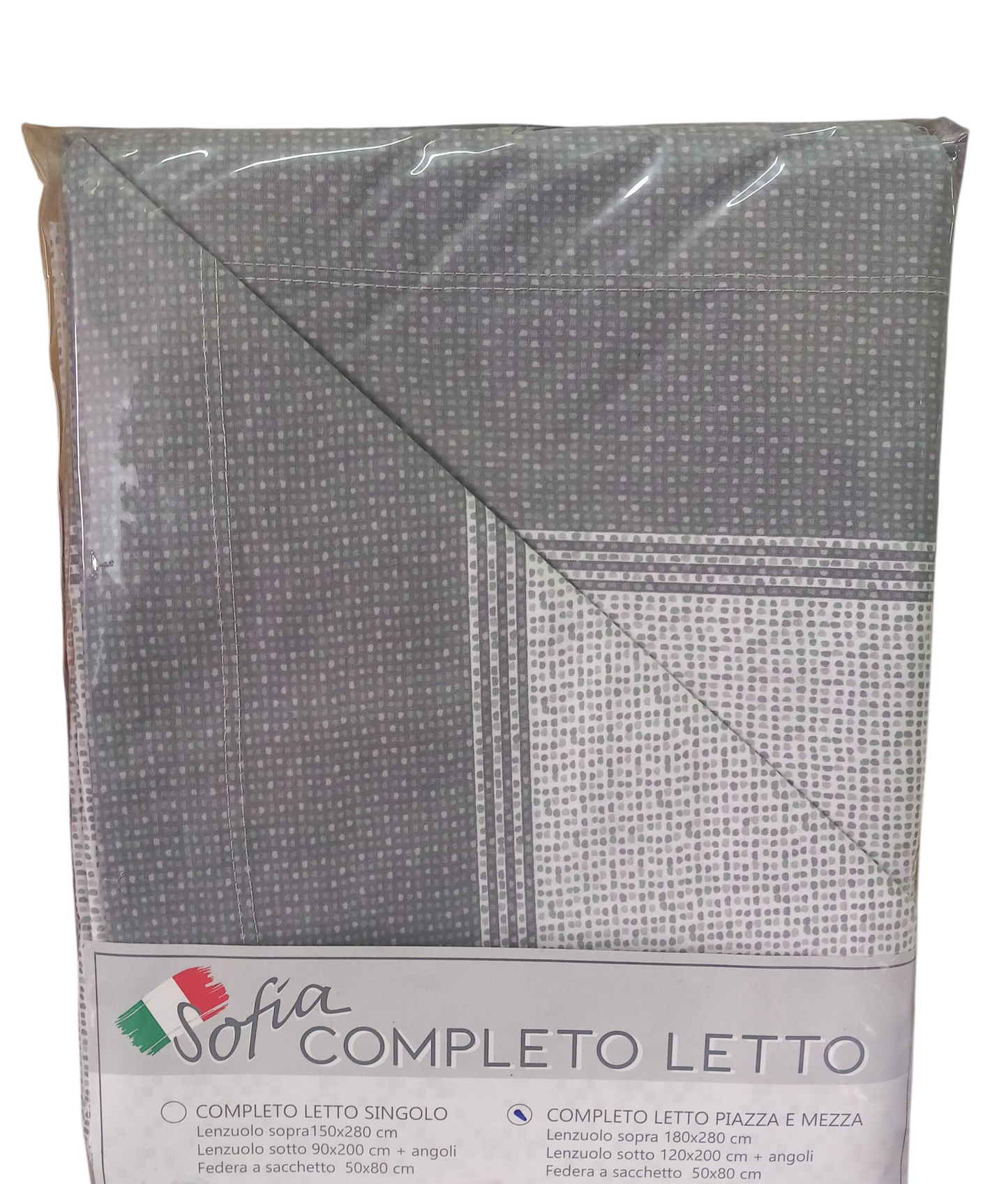 Completo letto una piazza e mezza in cotone