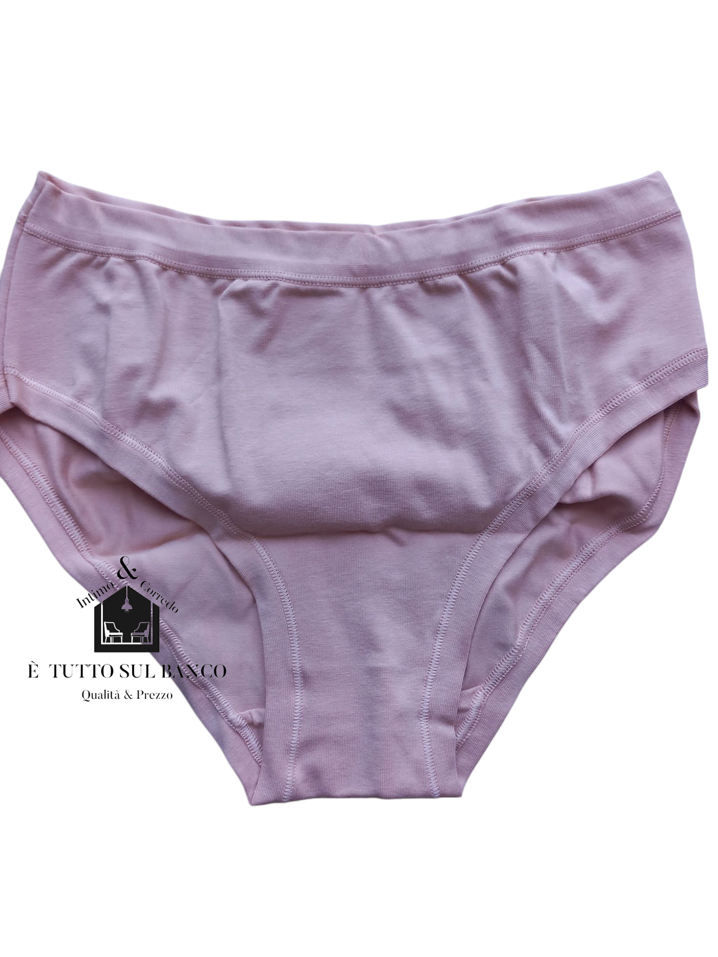 4 Slip midi in cotone elasticizzato