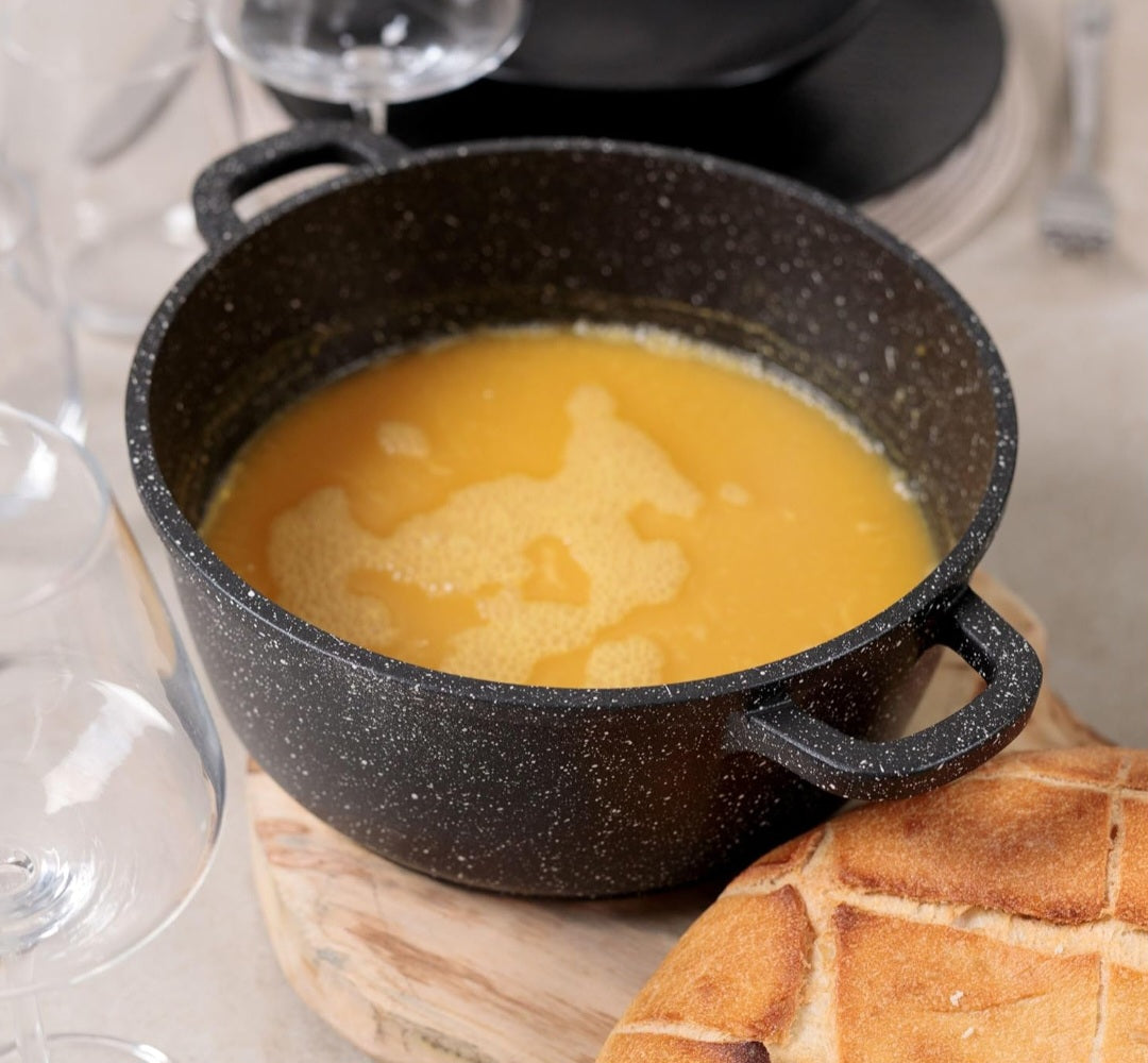 Casserole in pietra lavica Bavaria+ 2 presine in gomma omaggio.