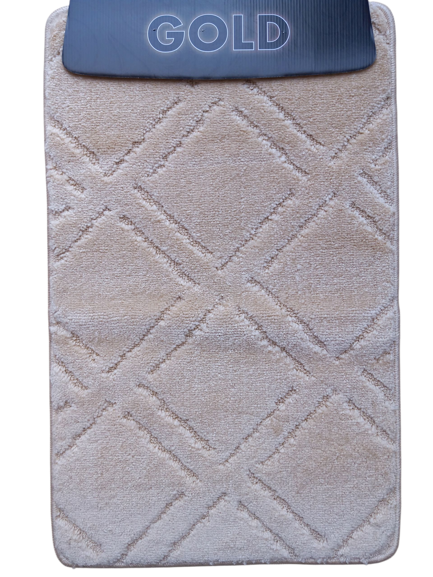 Tappeto bagno cm 60×100 linea gold con base in gomma antiscivolo.
