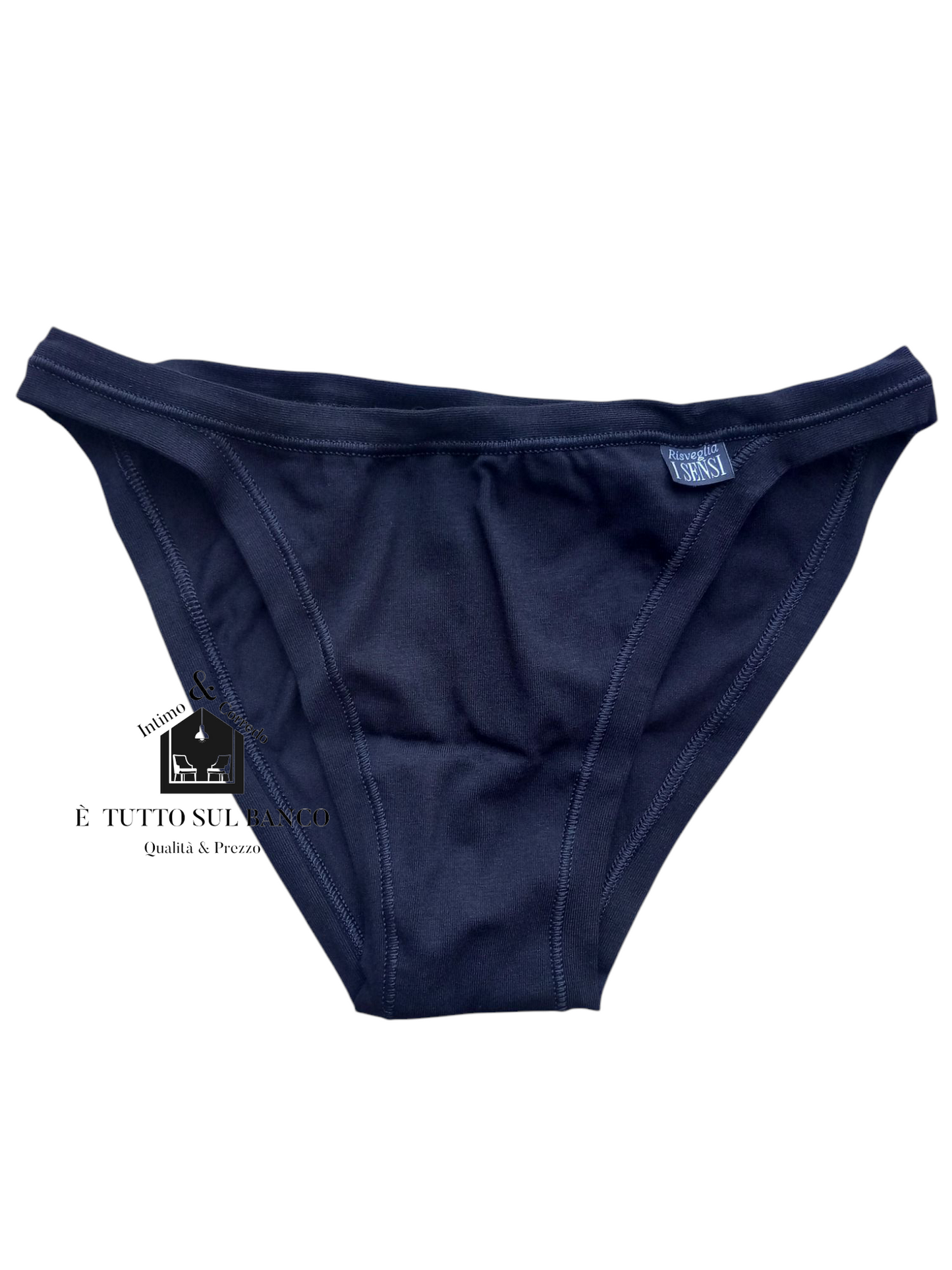3 Slip tanga  in cotone elasticizzato