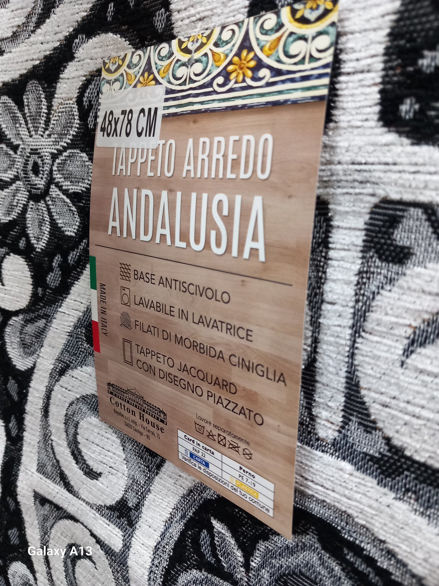 Tappeto arredo cm 48×78 made in italy