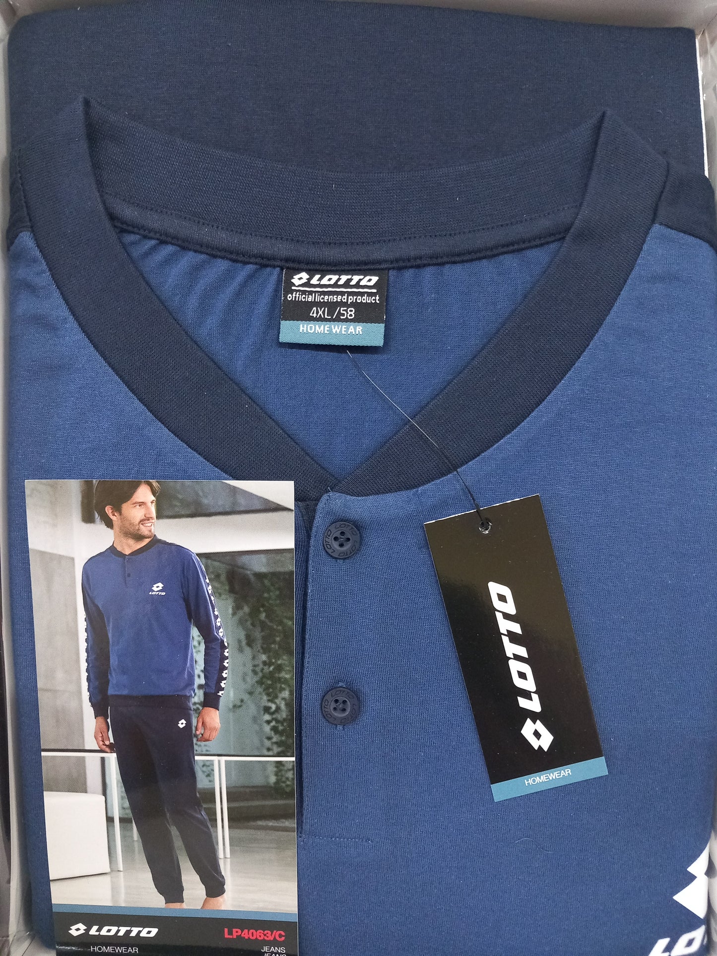 Pigiama 100% cotone calibrato Lotto