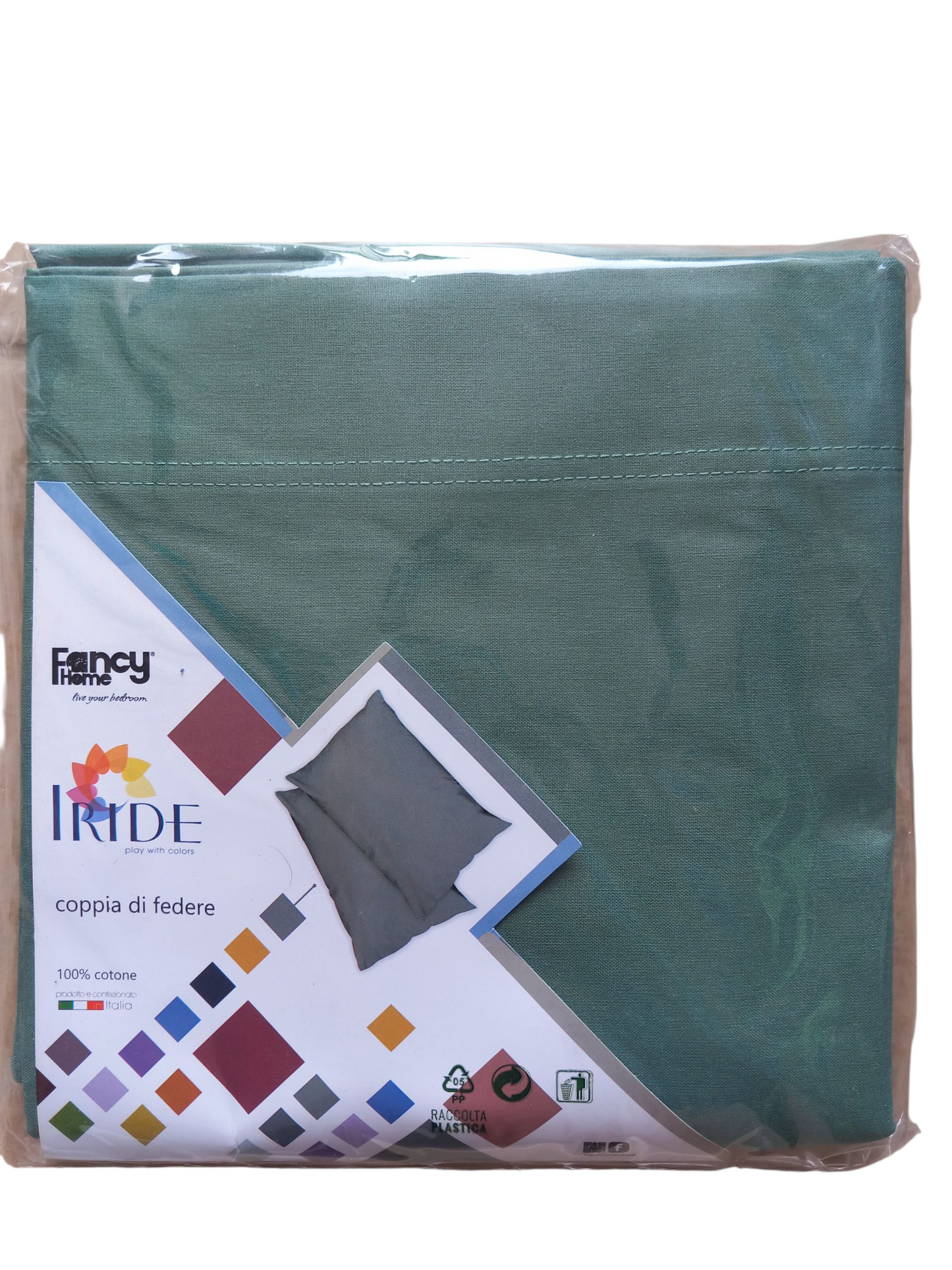 Coppia di federe 100% cotone Francy Home cm 52×82
