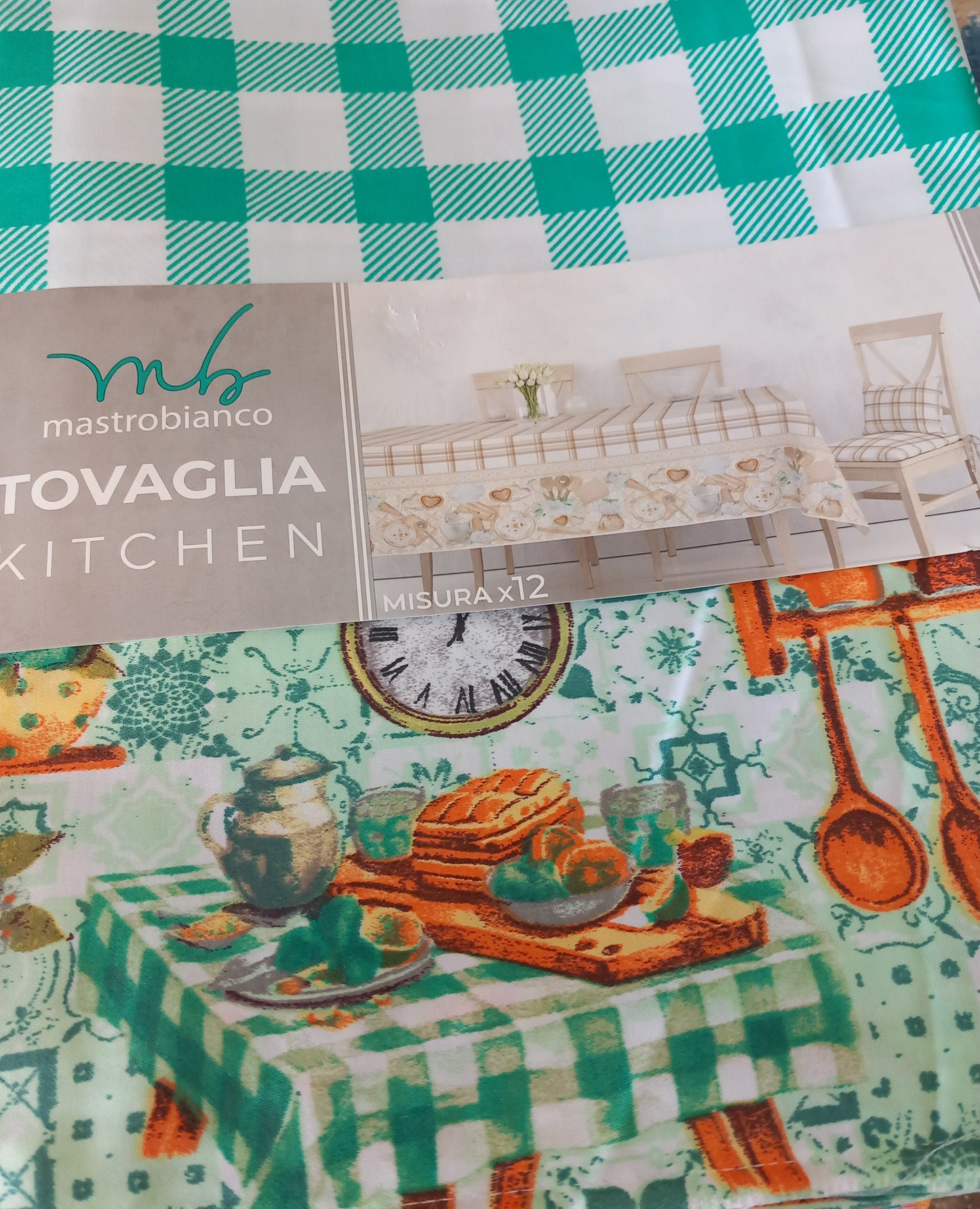 Tovaglia 12 posti in raso imperiale cm 220